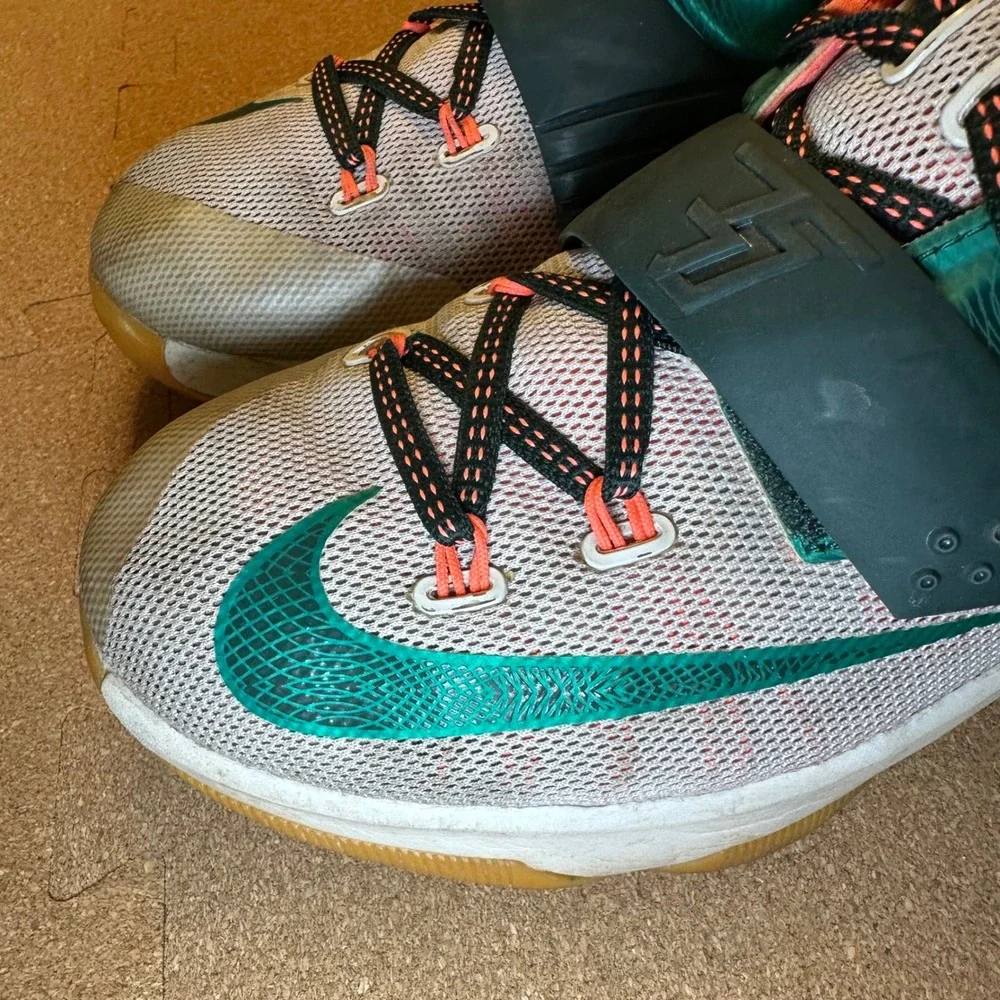 Nike KD 7 Easy Money Mystic Green Basketball‎ Shoes 669942-301 Kids 5Y
